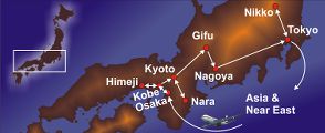 route advanced trip from asia
