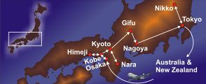 route advanced trip from australia and nz