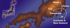 route city trip from australia and nz