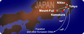 route city trip from europe