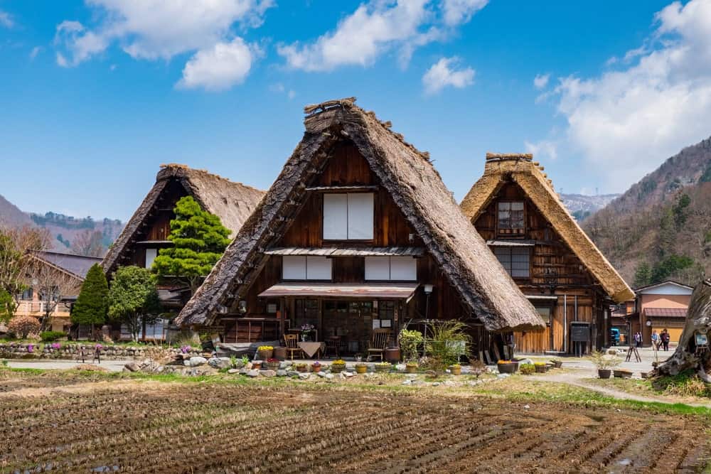 Shirakawa-go historic village in Gifu Japan