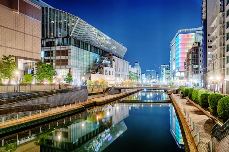 Canal City shopping complex in Fukuoka Japan