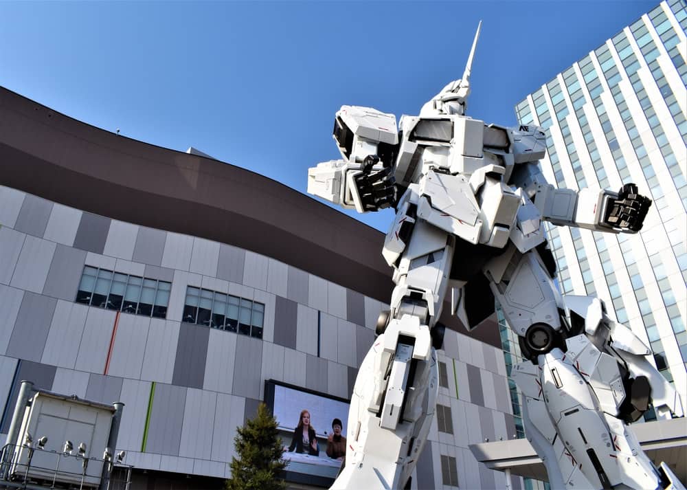 Gundam statue in Odaiba Tokyo